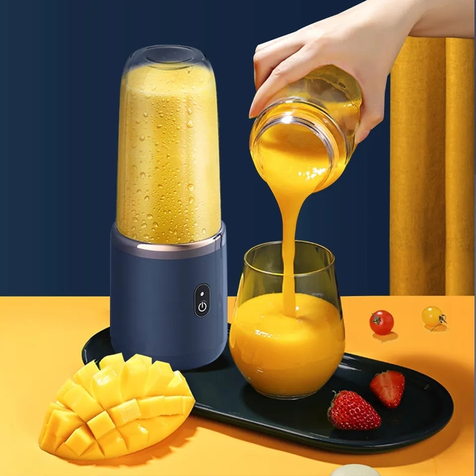 Juicer Customization Hot Selling Portable Juicer Usb Rechargeable Fruit Mixer Icebreaker 10 Blade Lemon Juicer 10