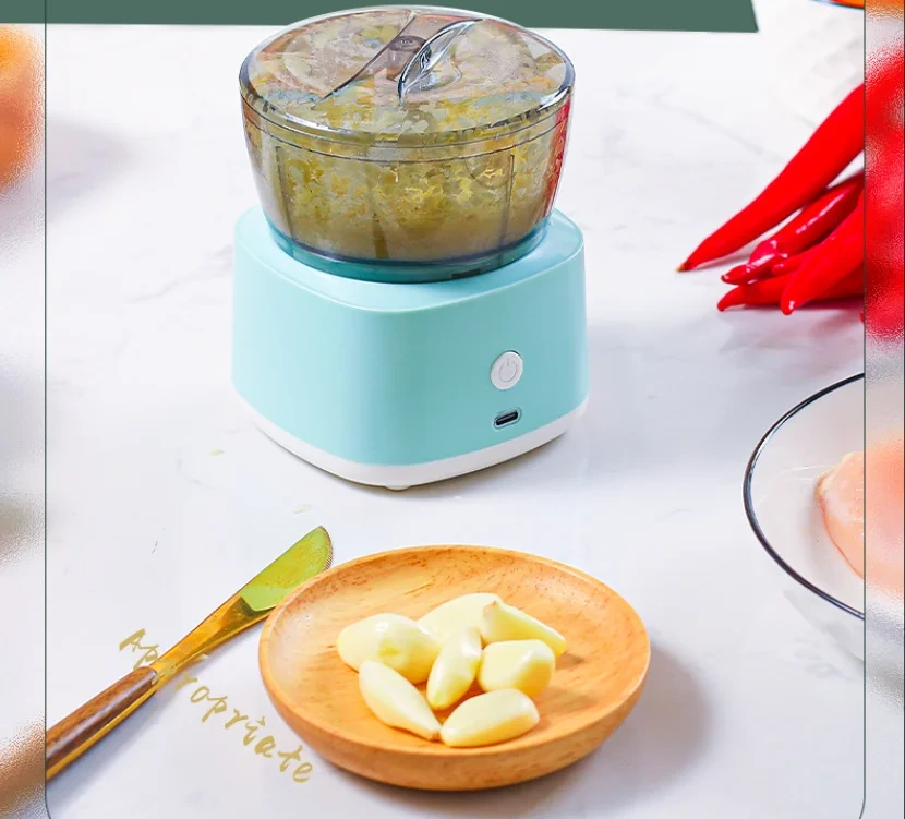Hot Sale Portable And Usb Ginger Garlic Vegetable Food Chopper Electric Mini Blender Mixer Baby Food Supplement Machine 9