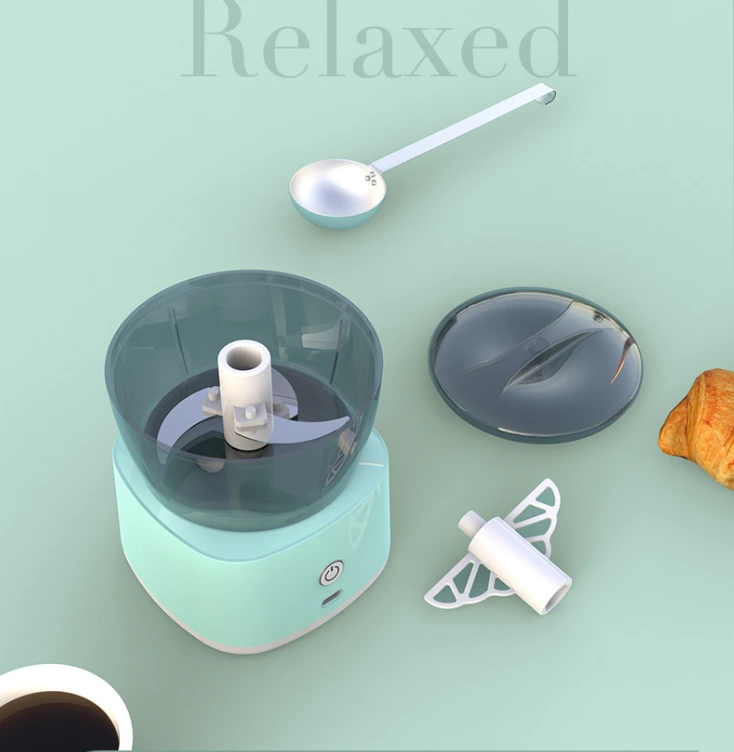 Hot Sale Portable And Usb Ginger Garlic Vegetable Food Chopper Electric Mini Blender Mixer Baby Food Supplement Machine 10