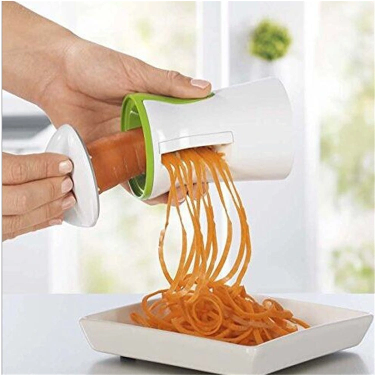 3 in 1 Handheld Spiralizer Vegetable Slicer Hand Spiral Stainless Steel Mandoline Vegetable cutter1 13