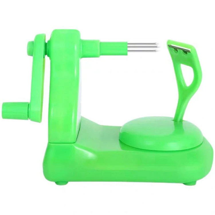 Kitchen Accessories Hand Held Rotary Fruit Apple Peeler Corer Slicer 7