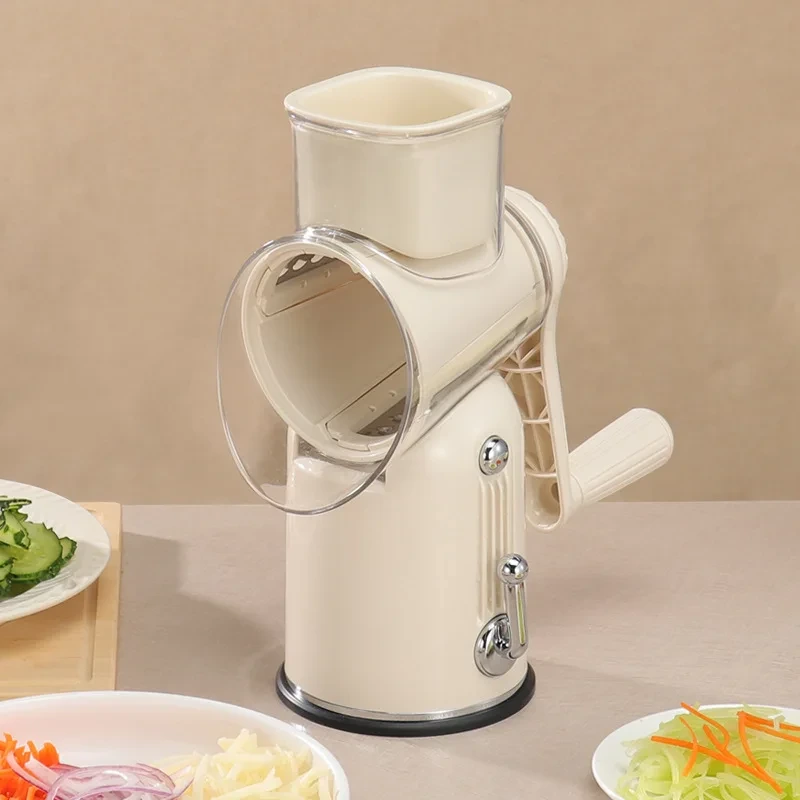 High Quality Rotary Cheese Grater Shredder 5 In 1mandoline Slicers Drum Vegetable Slicer Chopper Potato Cutter Grinder 8