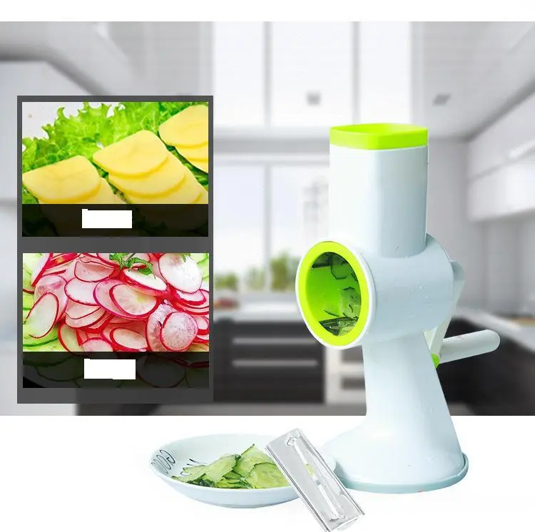Wholesale Rotary Handheld Vegetable Slicer Cheese Grater Food Chopper Rotary Vegetable Cutter 7 Wholesale Rotary Handheld Vegetable Slicer Cheese Grater Food Chopper Rotary Vegetable Cutter 7