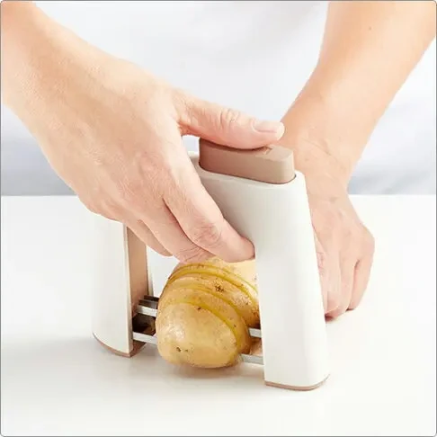 Plastic Manual Vegetable Cube French Fry Cutter Onion Potato Cutter Professional Homestyle Vegetable Chopper Slicer