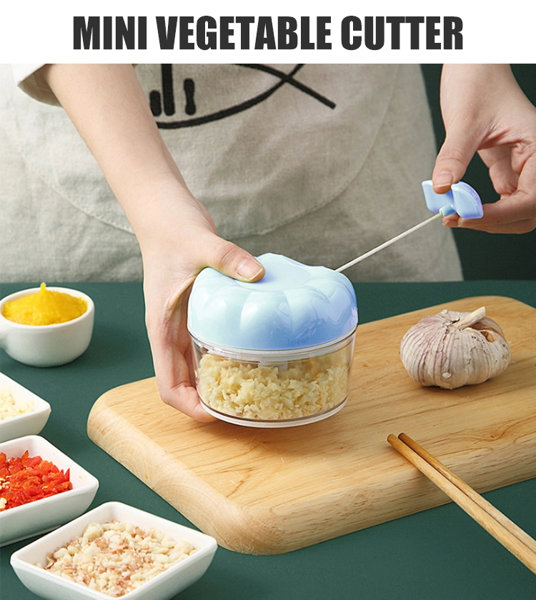 Multifunction Magic Pull Chopper Vegetable Cutter Meat Garlic Crusher Chopper Slicer 9
