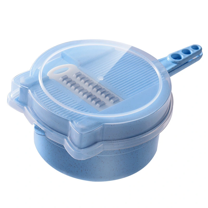 Hot Seller Kitchen Gadgets Multifunctional Vegetable Chopper Slicer Fruit Plastic Drain Basket Grater Strainer Mandoline