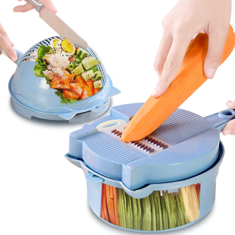 Hot Seller Kitchen Gadgets Multifunctional Vegetable Chopper Slicer Fruit Plastic Drain Basket Grater Strainer Mandoline 12 Hot Seller Kitchen Gadgets Multifunctional Vegetable Chopper Slicer Fruit Plastic Drain Basket Grater Strainer Mandoline 12