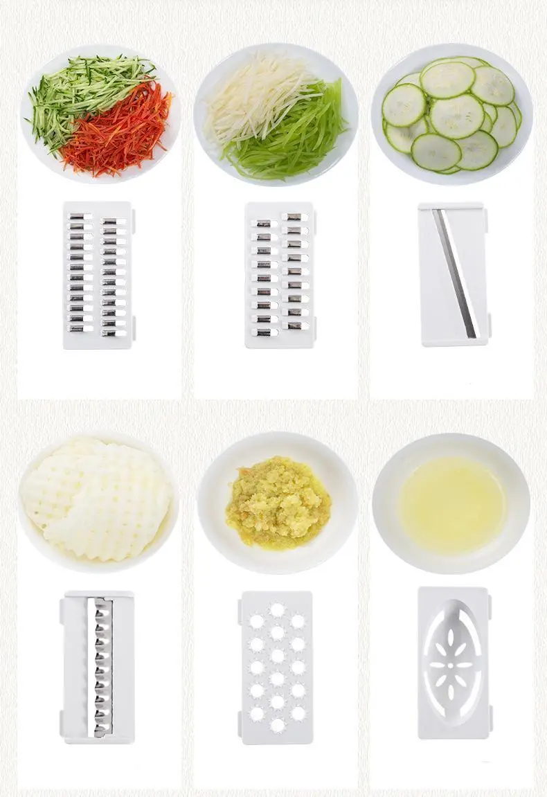 New Hot Seller 9 In 1 Multifunctional Kitchen Vegetable Chopper Slicer Plastic Drain Basket Grater Strainer Mandoline 9 New Hot Seller 9 In 1 Multifunctional Kitchen Vegetable Chopper Slicer Plastic Drain Basket Grater Strainer Mandoline 9