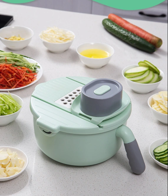 New Hot Seller 9 In 1 Multifunctional Kitchen Vegetable Chopper Slicer Plastic Drain Basket Grater Strainer Mandoline 12 New Hot Seller 9 In 1 Multifunctional Kitchen Vegetable Chopper Slicer Plastic Drain Basket Grater Strainer Mandoline 12