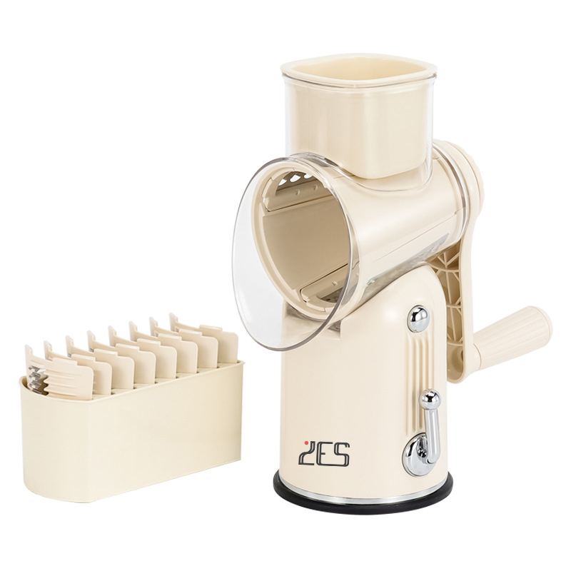 5 in 1 Rotary Drum Grater with round base