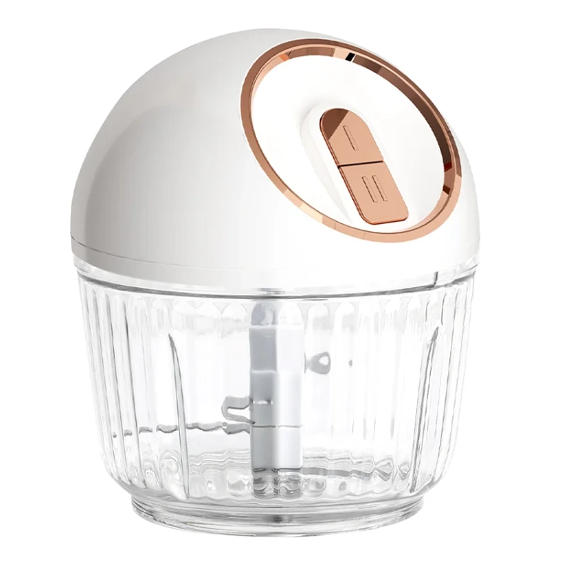 Glass Bowl Meat Grinder Matel Food Chopper