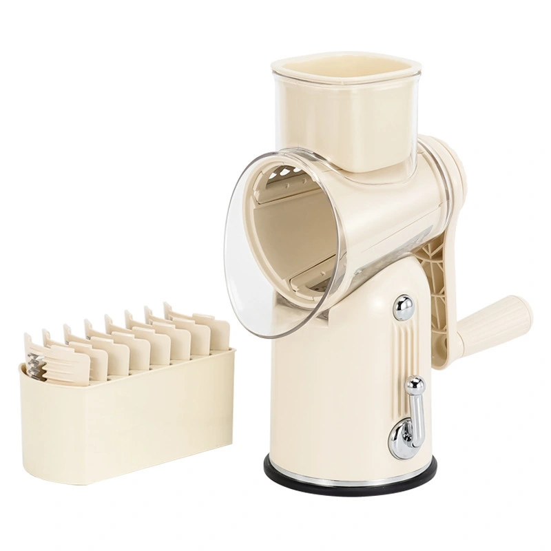 High Quality Rotary Cheese Grater Shredder 5 In 1mandoline Slicers Drum Vegetable Slicer Chopper Potato Cutter Grinder