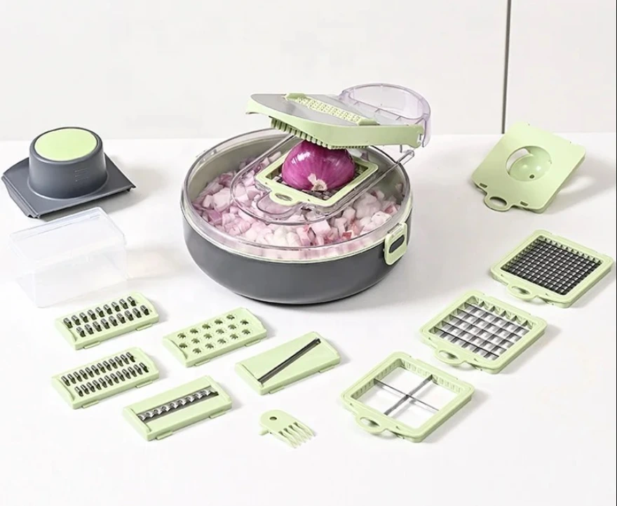 Hot Selling Kitchen Multi Manual Mandoline Fruit Vegetable Cutter Onion Dicer Veggie Slicer Vegetable Chopper